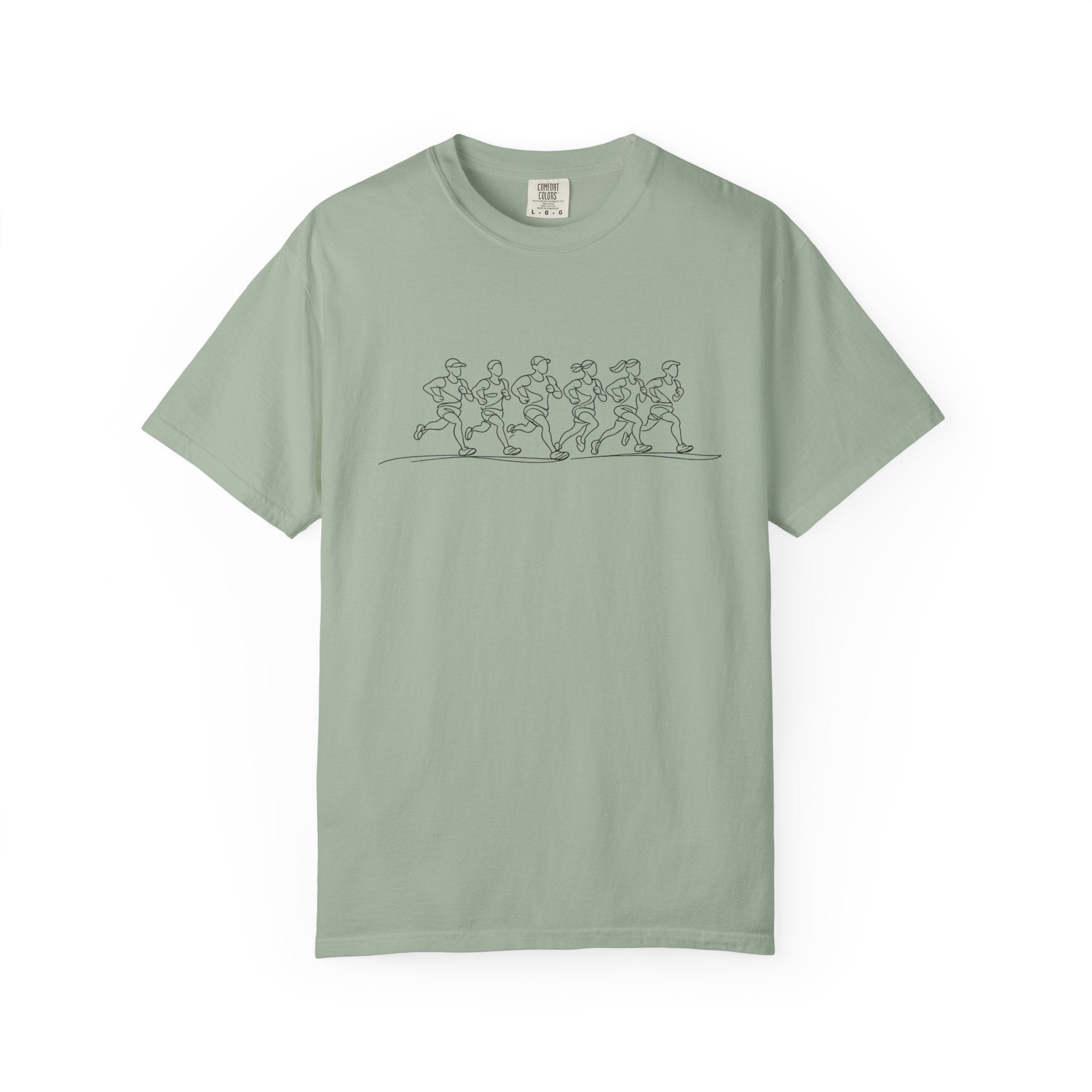 Run Together Stay Together Line Art T‑Shirt