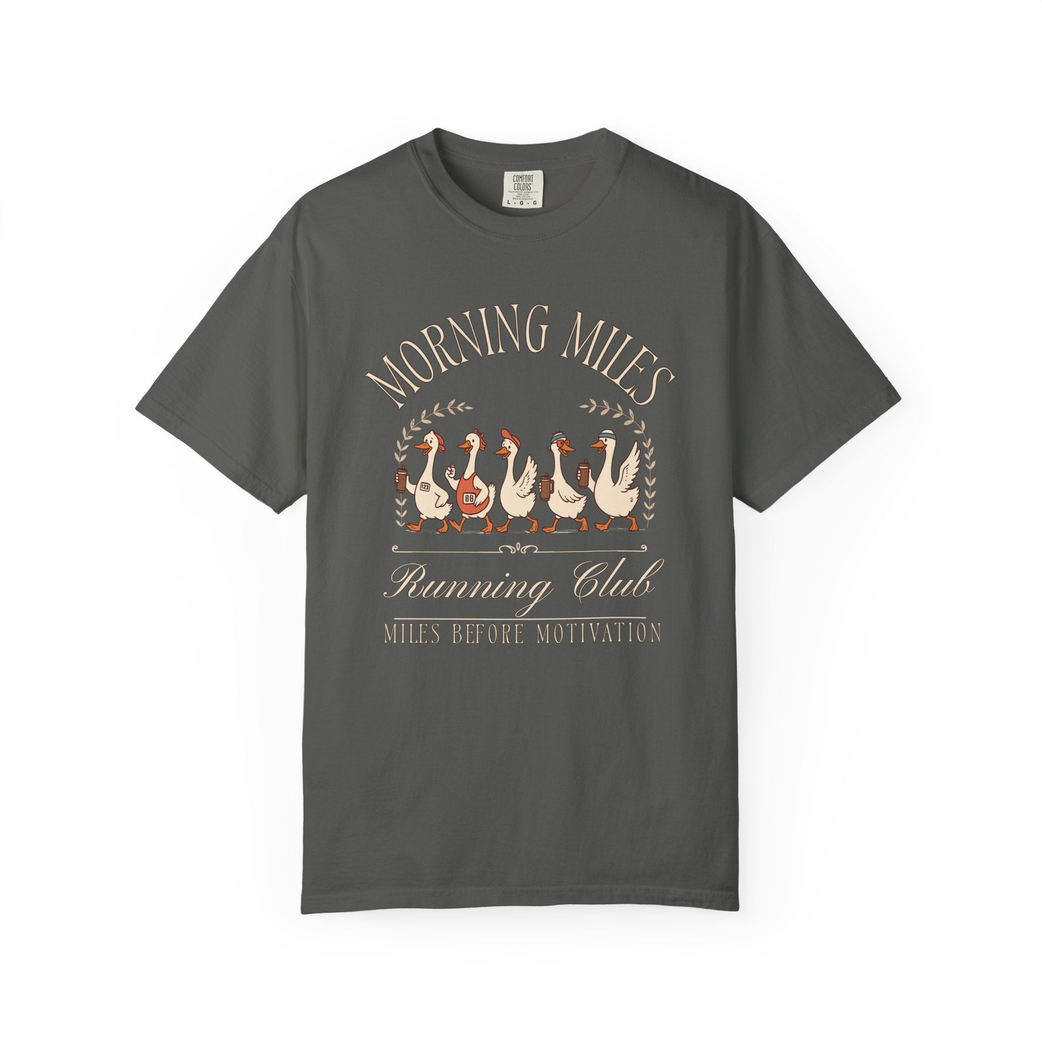 Morning Miles Running Club with Silly Geese T‑Shirt