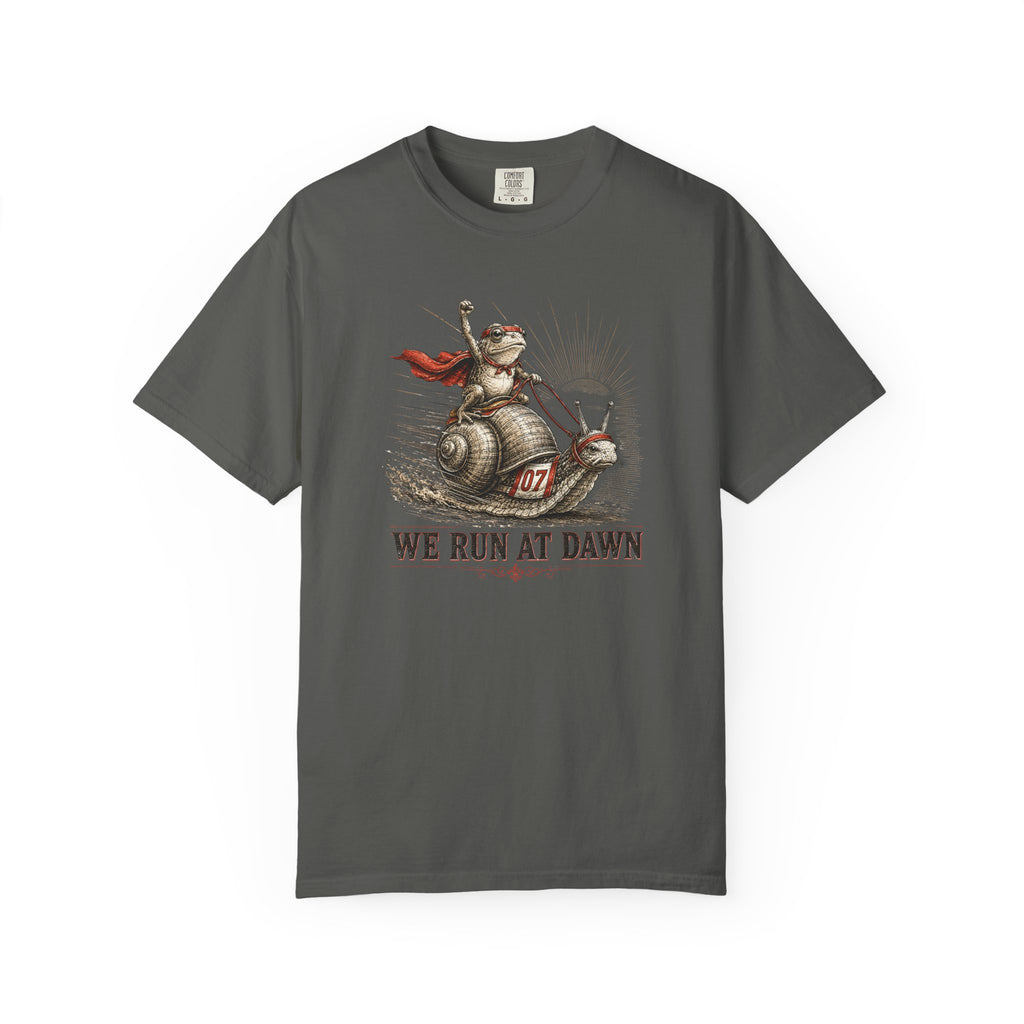 We Run At Dawn Frog & Snail T‑Shirt