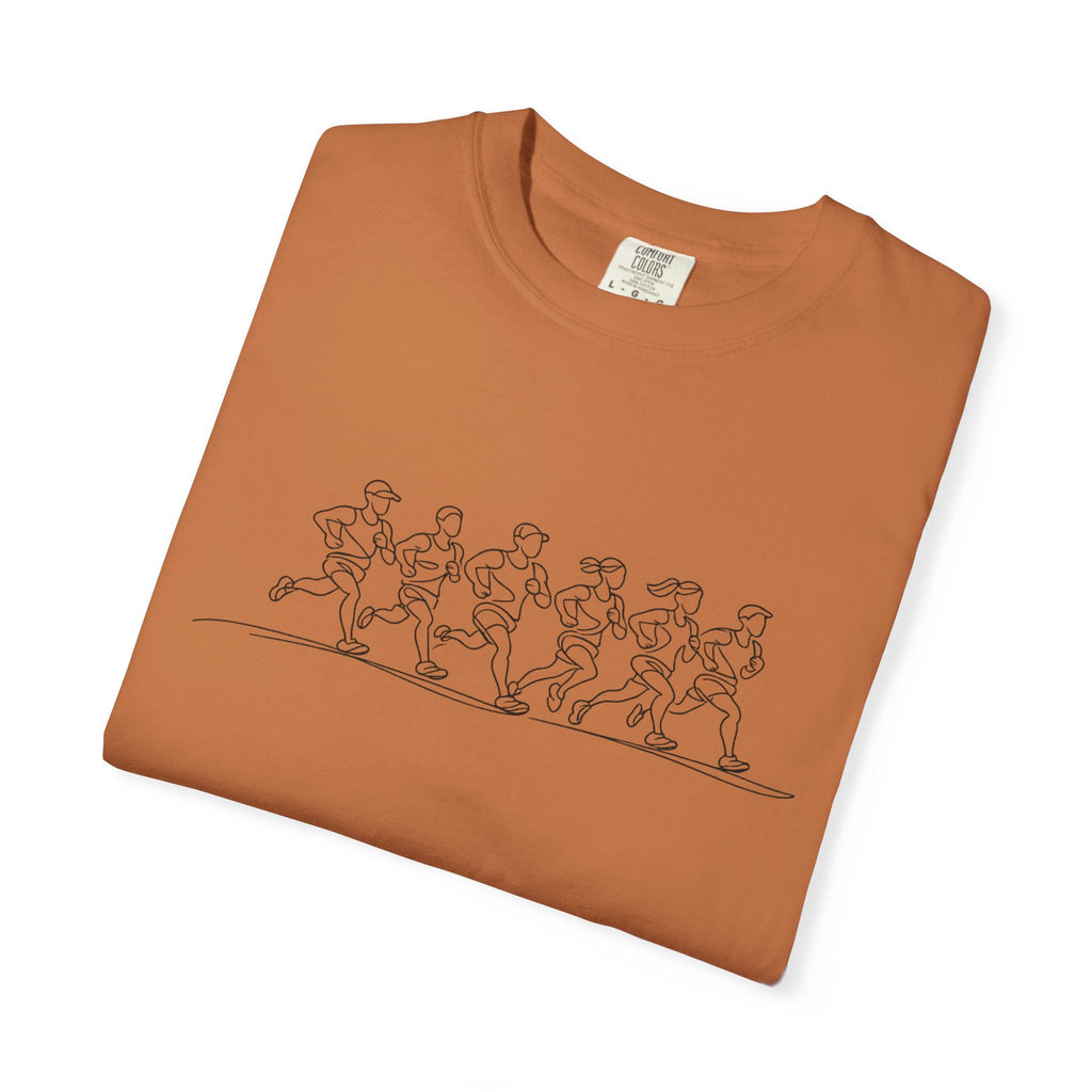 Run Together Stay Together Line Art T‑Shirt