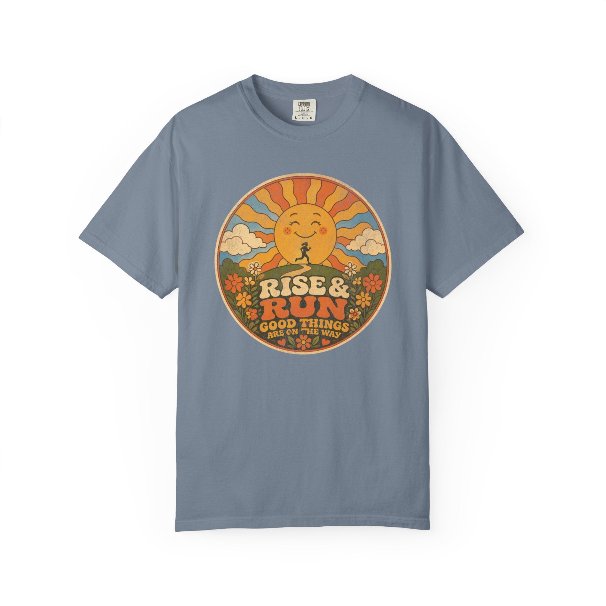 Rise & Run Retro Sun T‑Shirt