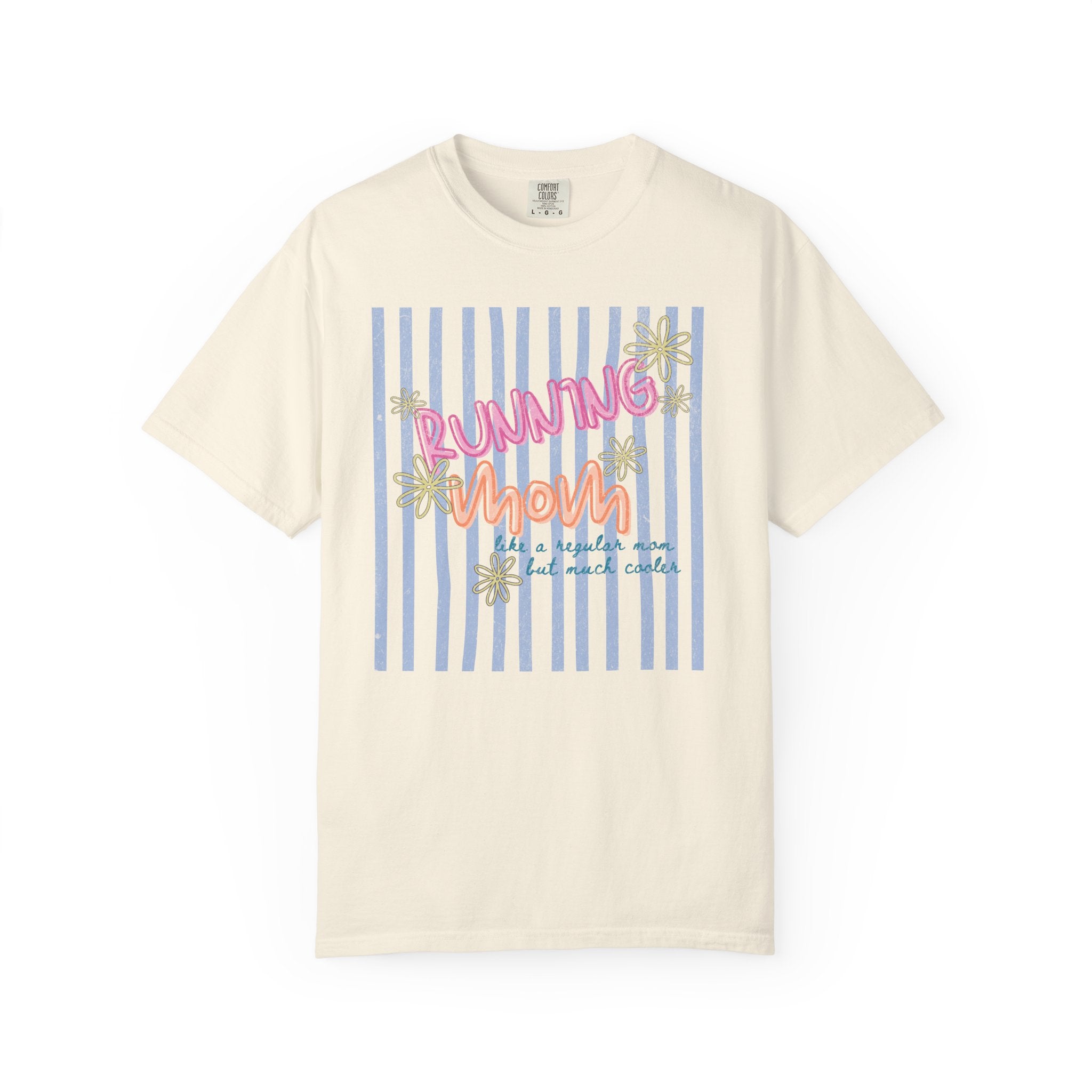 Running Mom Stripe T‑Shirt