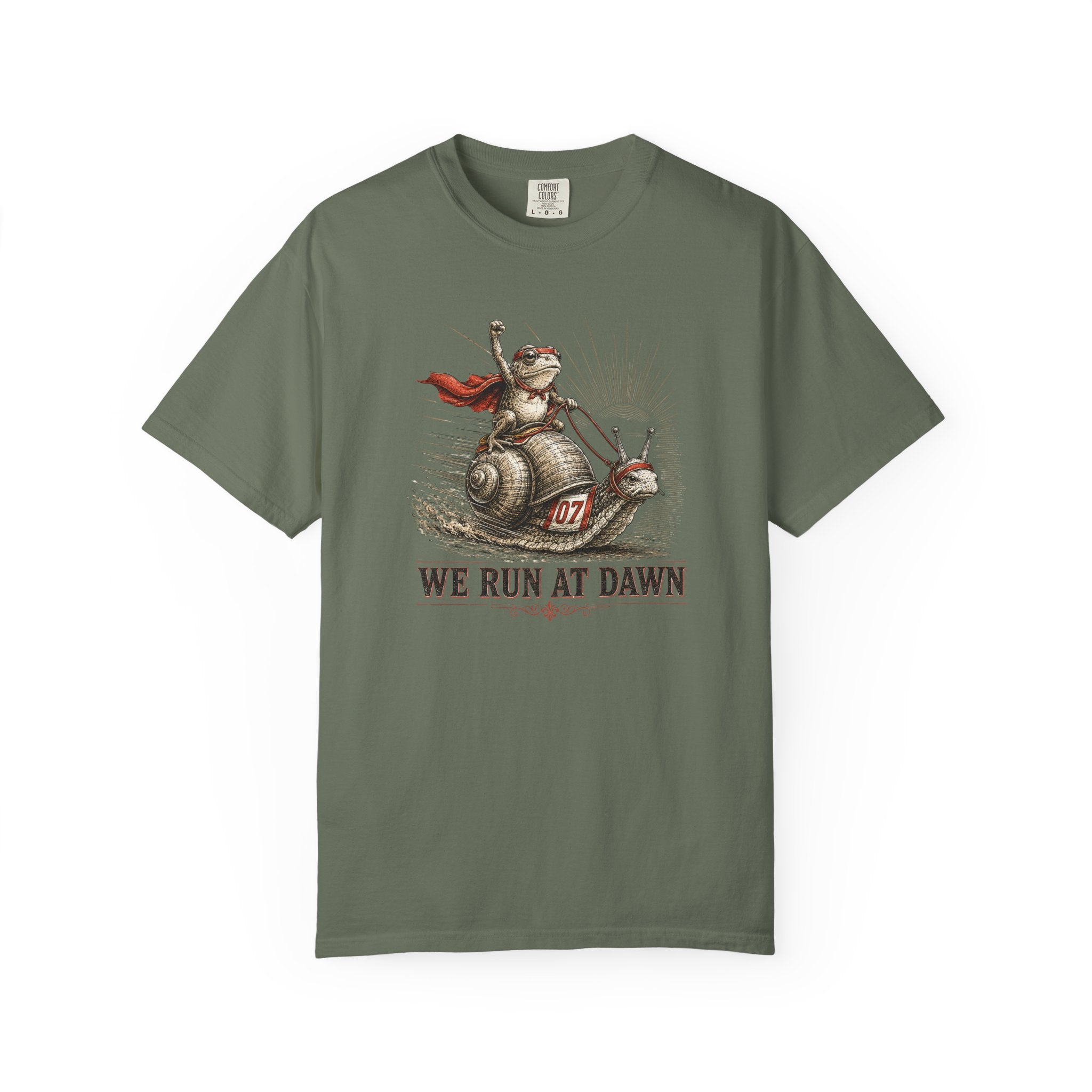 We Run At Dawn Frog & Snail T‑Shirt