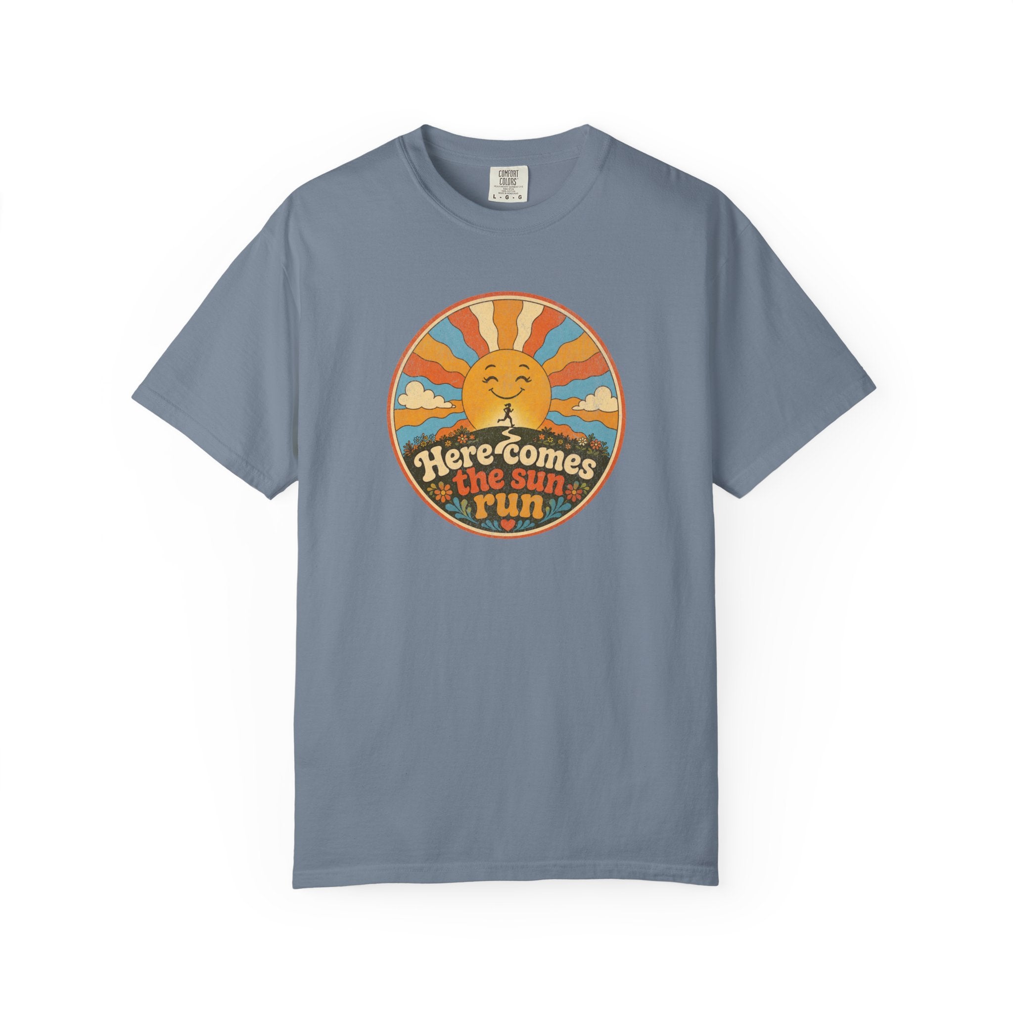 Here Comes the Sun Run Groovy T‑Shirt