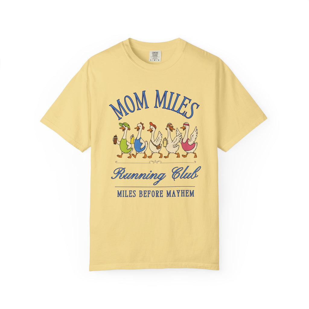 Mom Miles Silly Goose Running Club T‑Shirt