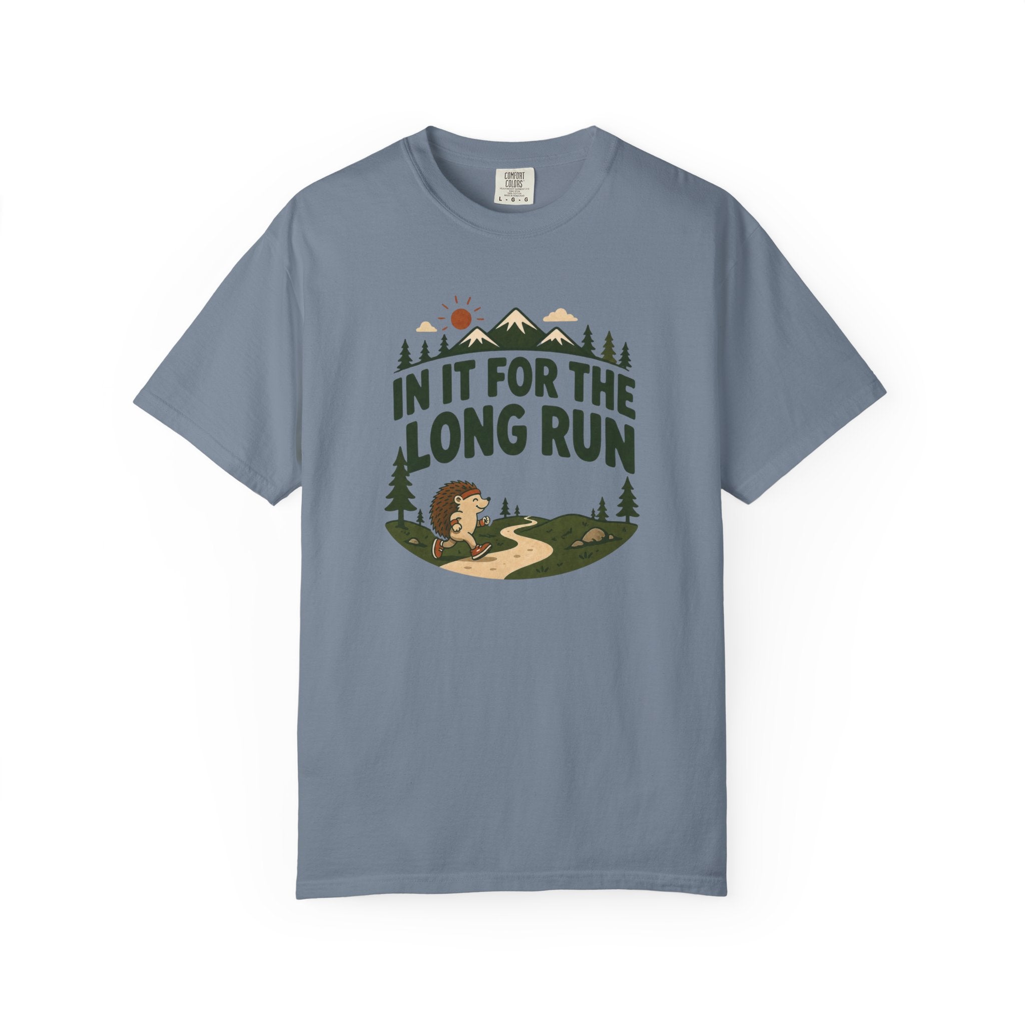 In It for the Long Run Hedgehog T‑Shirt