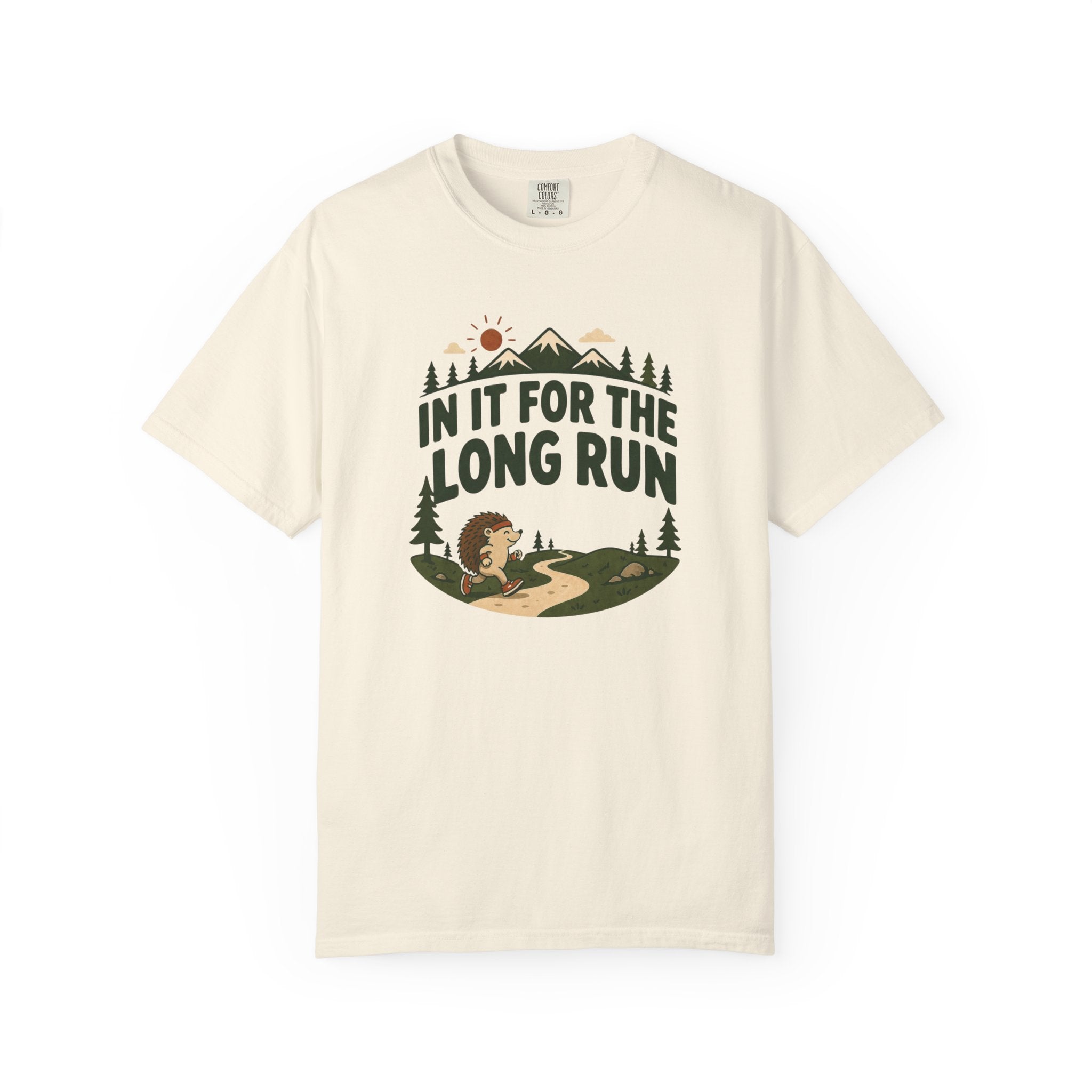 In It for the Long Run Hedgehog T‑Shirt