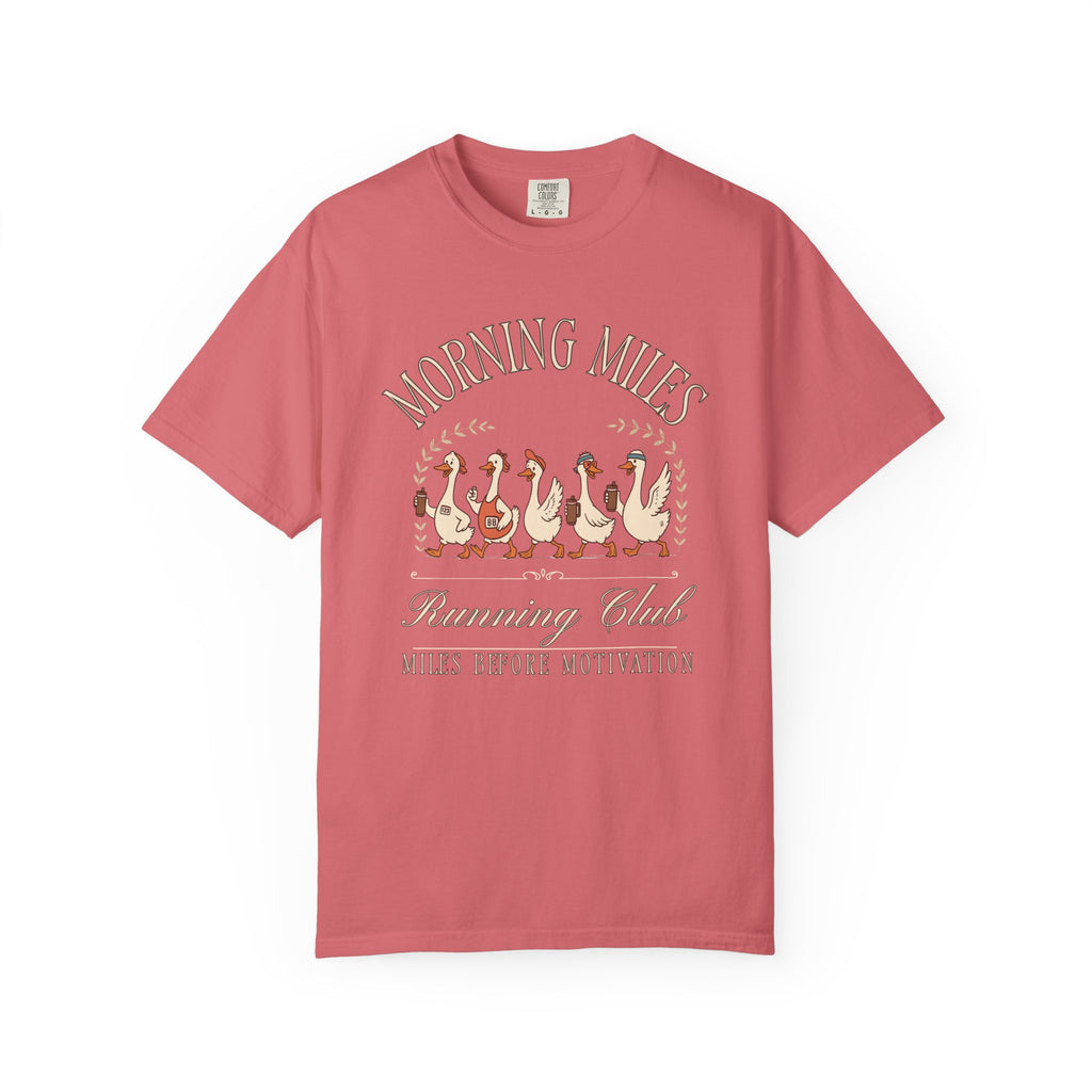 Morning Miles Running Club with Silly Geese T‑Shirt