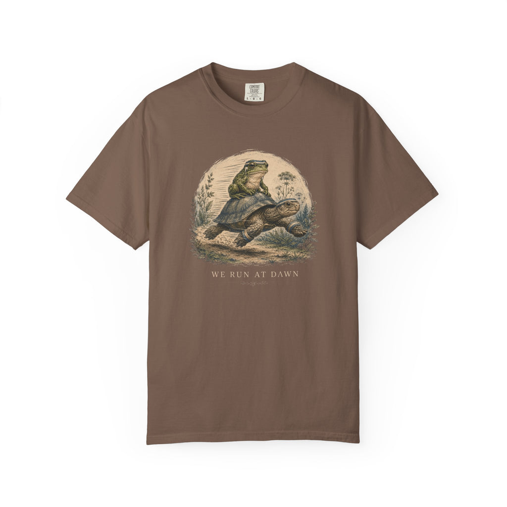 We Run at Dawn Frog & Turtle T‑Shirt