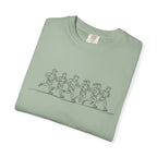 Run Together Stay Together Line Art T‑Shirt